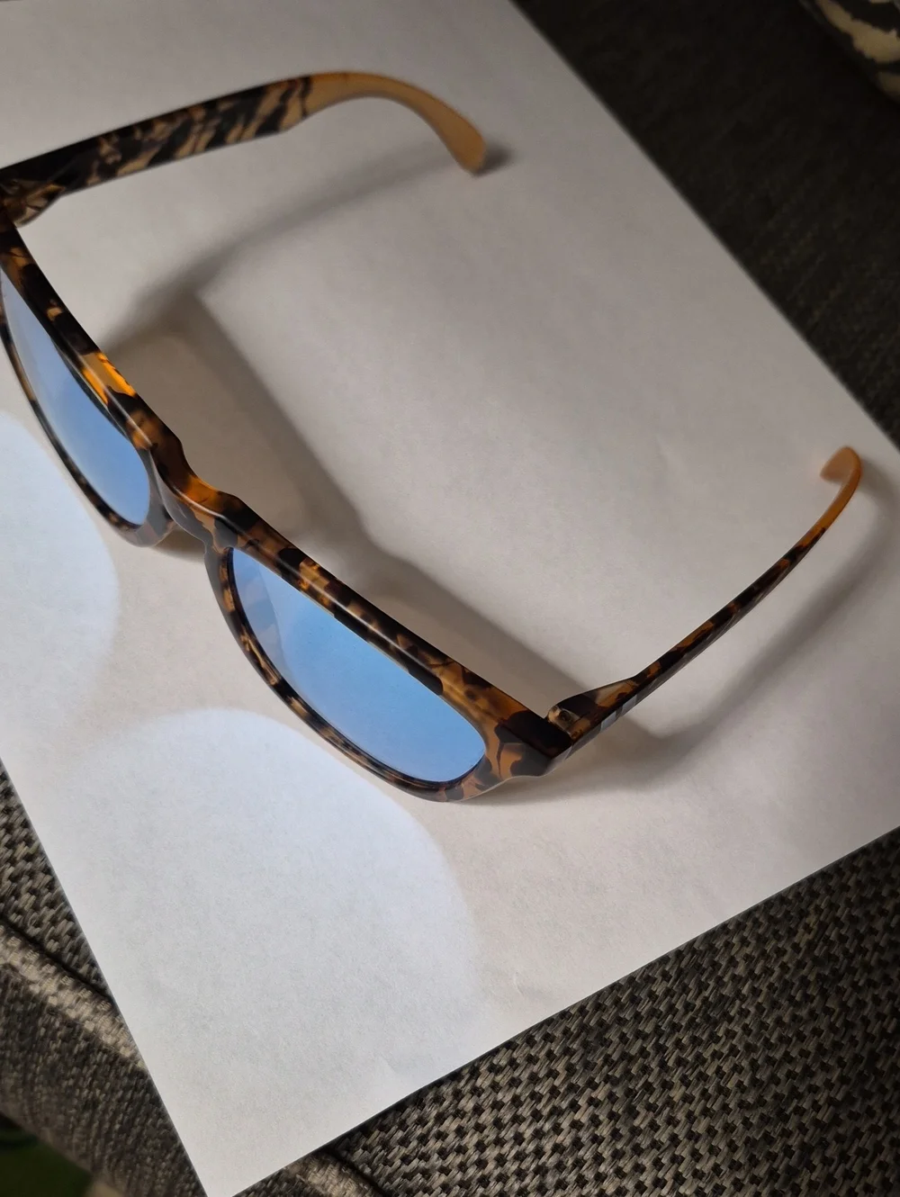 Blenders Polarized Tortoiseshell Men's Sunglasses with Blue Mirror Lenses